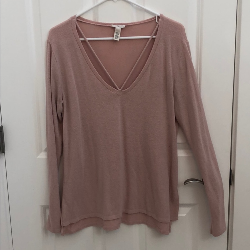 Pale pink soft shirt